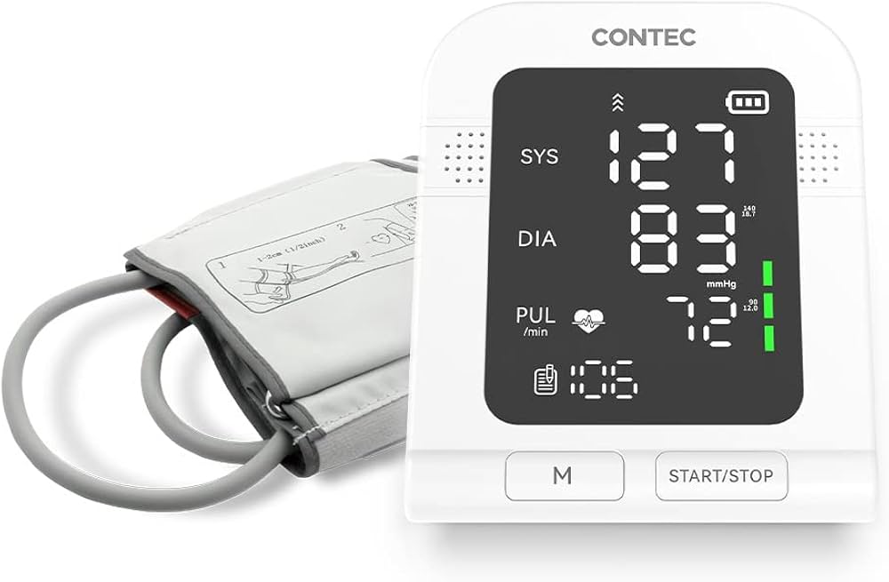 Tensiómetro CONTEC de presión arterial portátil