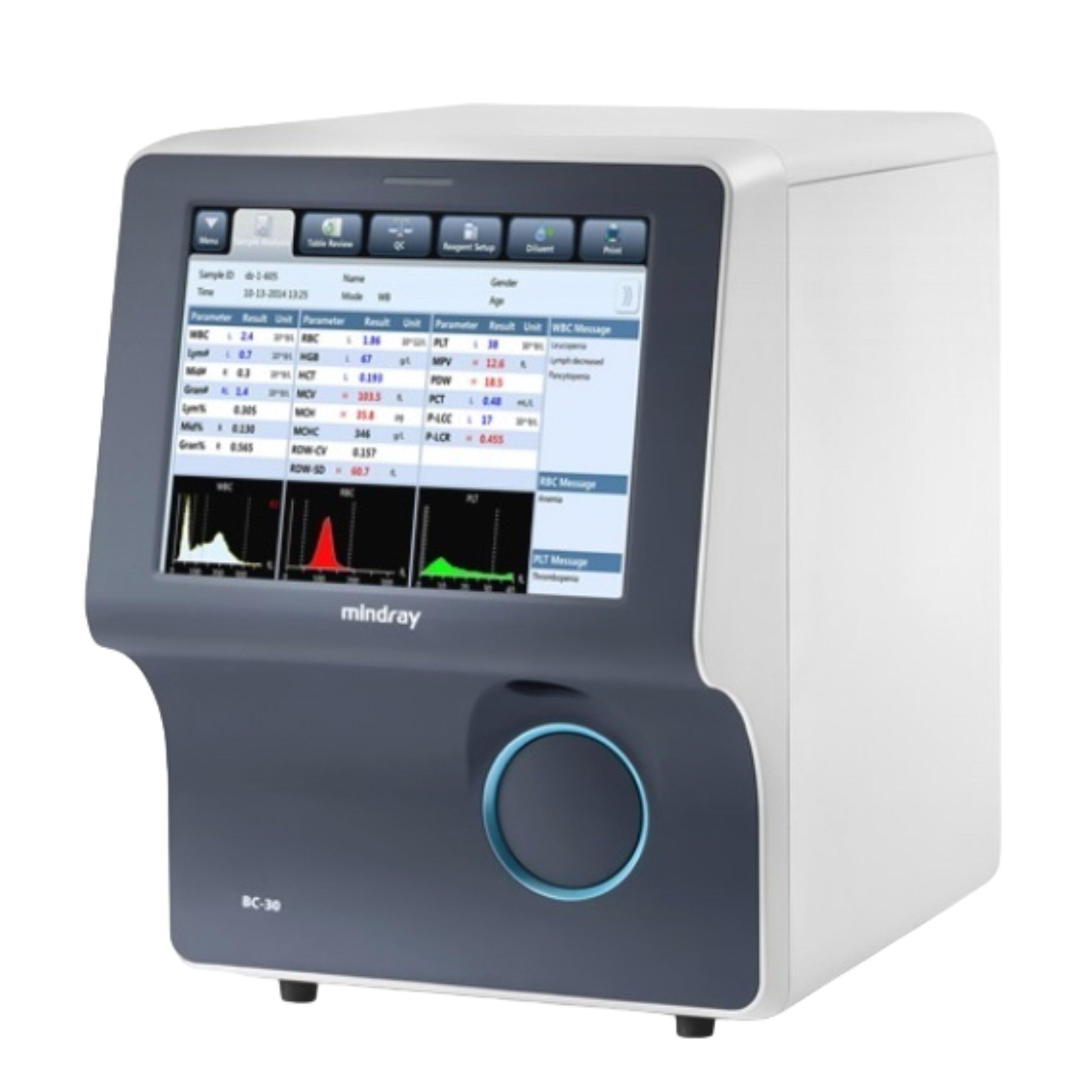 Analizador de Hematología | Compacto | Mindray | BC-30 | Diferencial de 3 Partes | VET