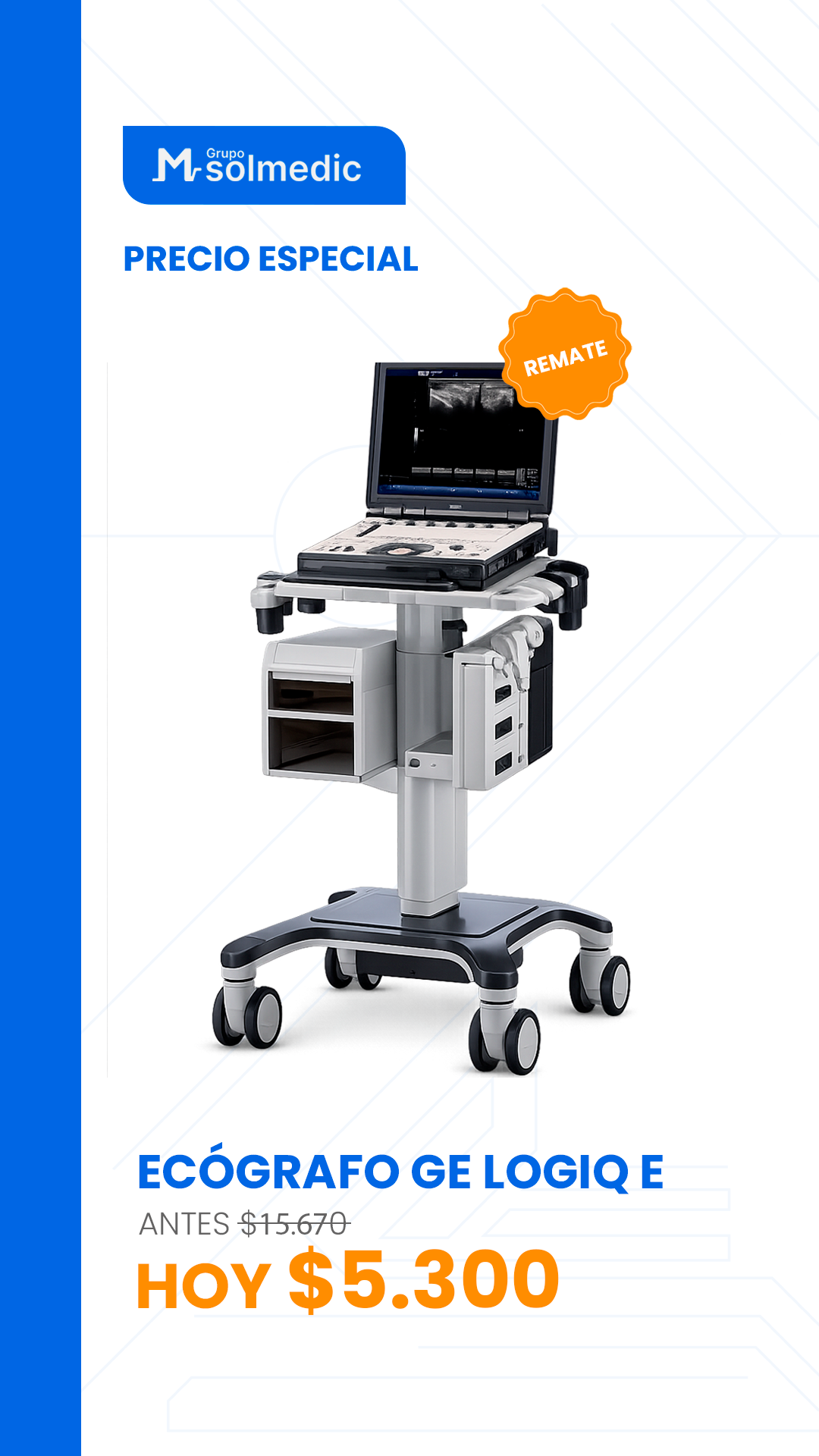 Ecógrafo | General electric| Logiq e